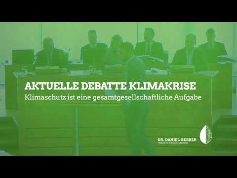 Rede im Landtag: Klimaschutz ist eine gesamtgesellschaftliche Aufgabe