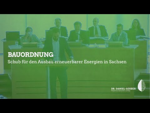 Rede im Landtag: Schub für den Ausbau erneuerbarer Energien in Sachsen