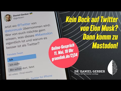 Vortrag: „Kein Bock auf Twitter von Elon Musk? Dann komm zu Mastodon!“