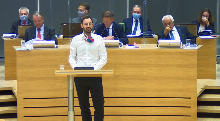 Dr. Daniel Gerber redet im Landtag zu AfD Antrag zur Abschaffung der Maskenpflicht