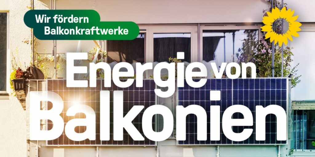 Grafik mit Schriftzug „Energie von Balkonien“